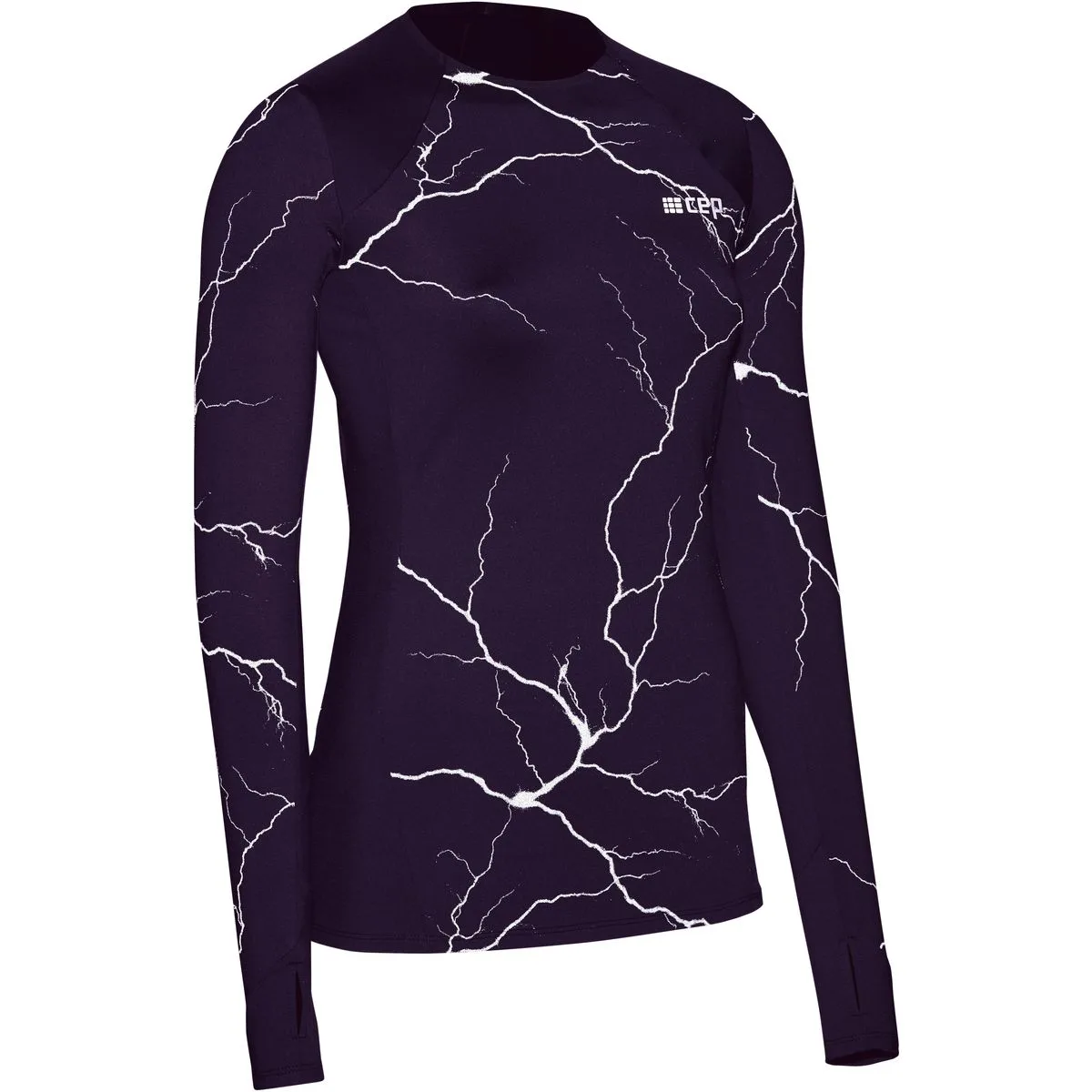 Reflective Damen Longsleeve, lila M