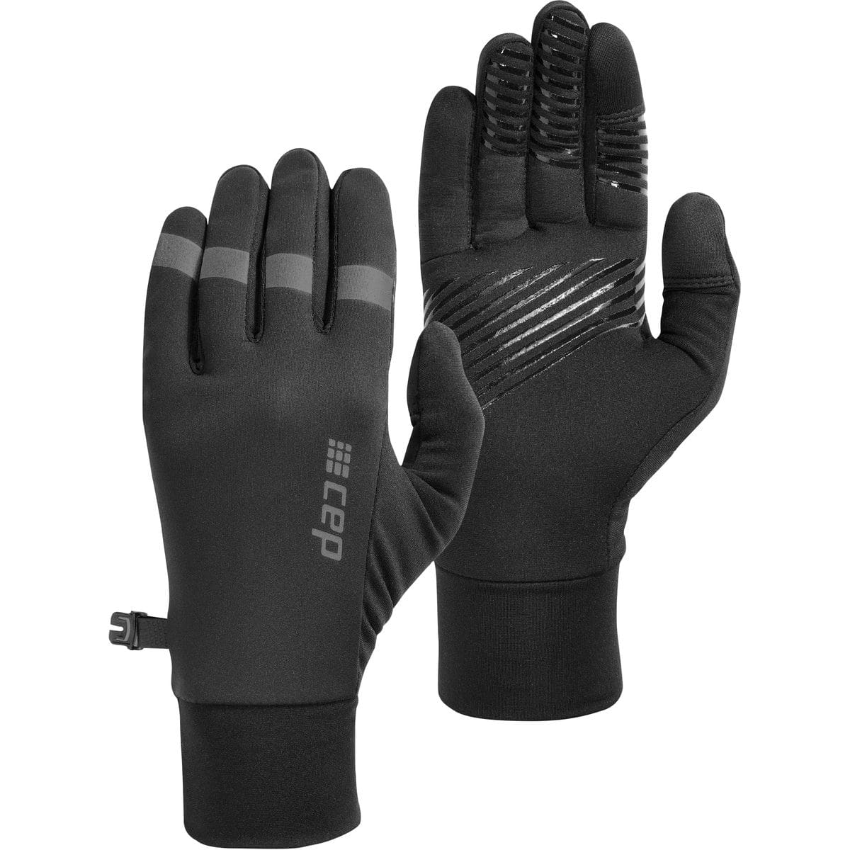 Cold Weather Fingerhandschuhe, schwarz XL