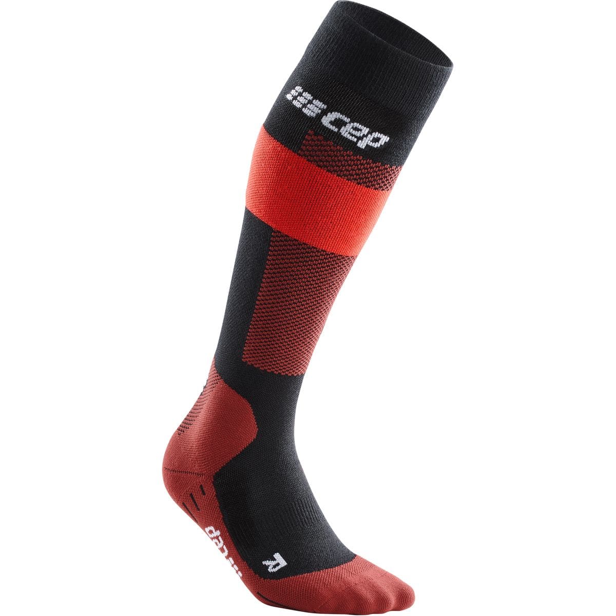 Merino Skiing V2 Damen Strümpfe, rot IV
