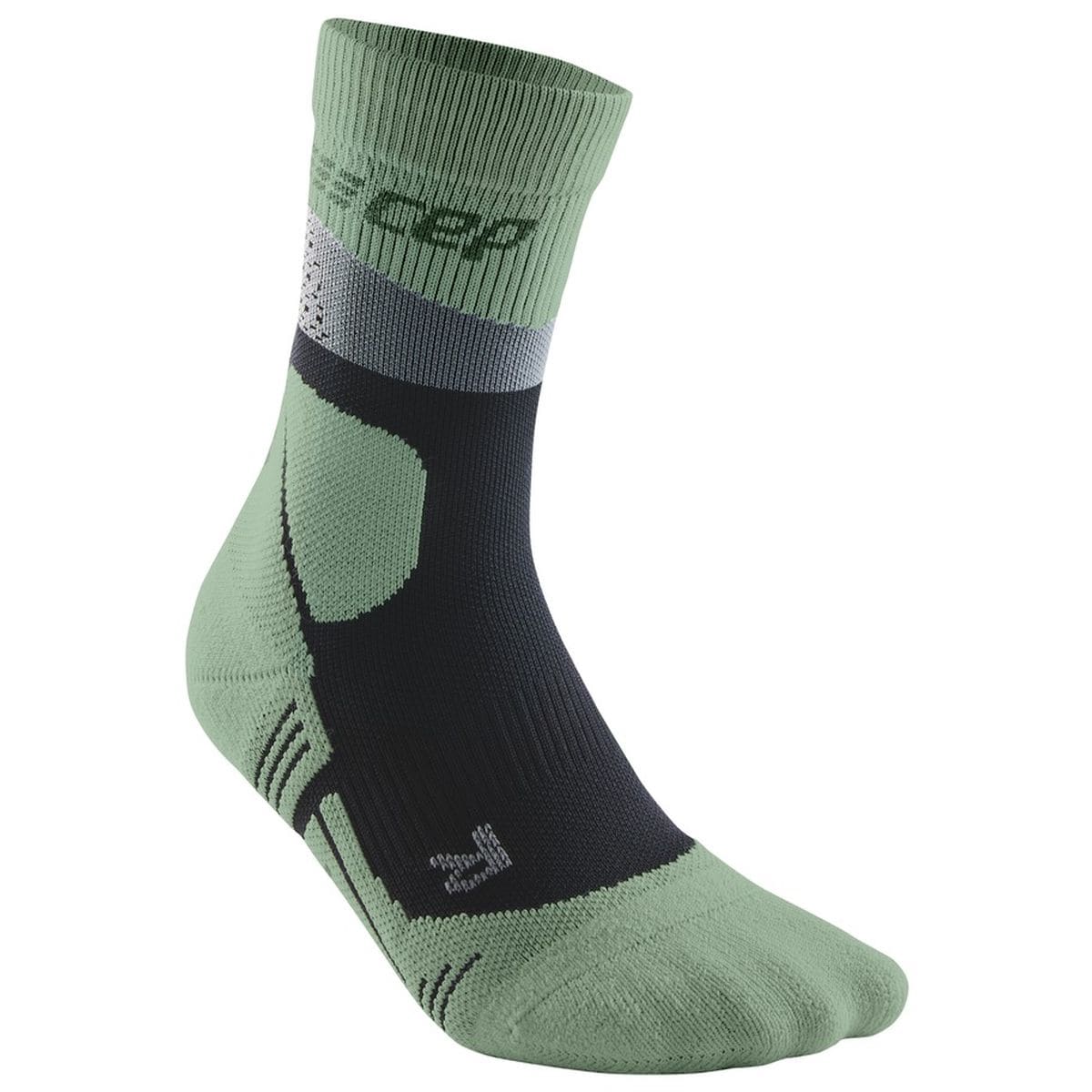 Max Cushion Mid Cut Damen Socken, grau IV