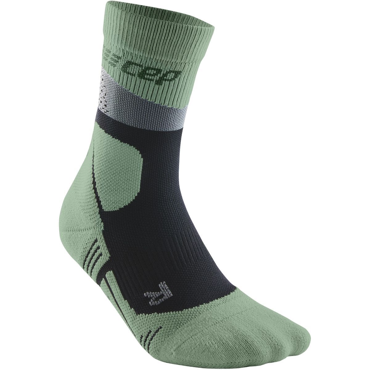 Max Cushion Mid Cut Herren Socken, grau V