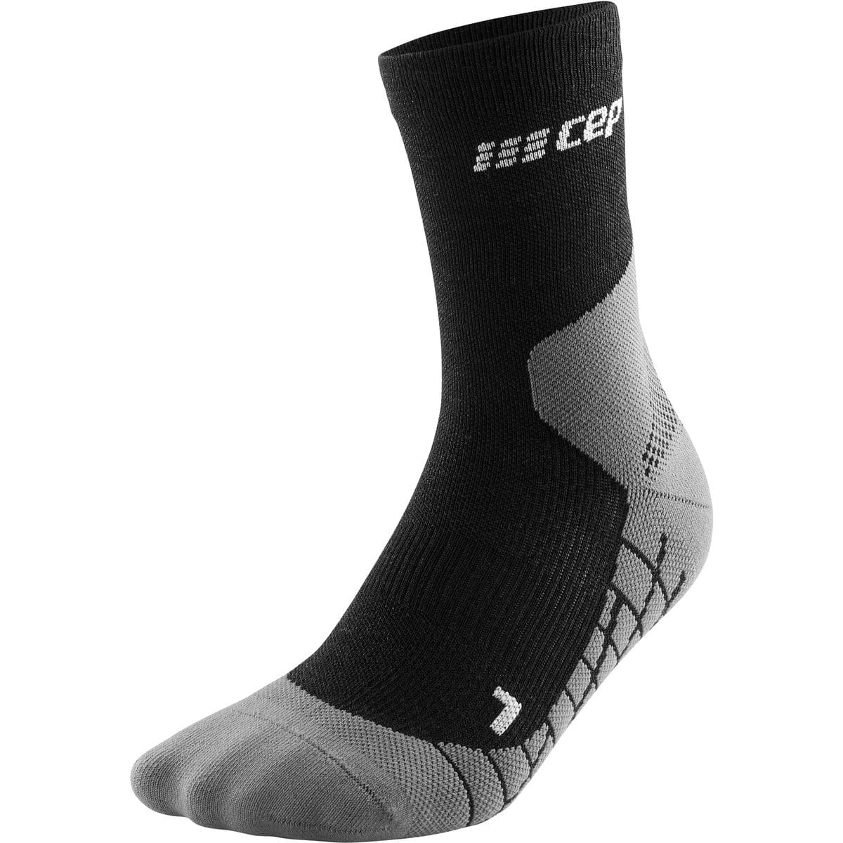 Light Merino Mid Cut Damen Socken, schwarz II
