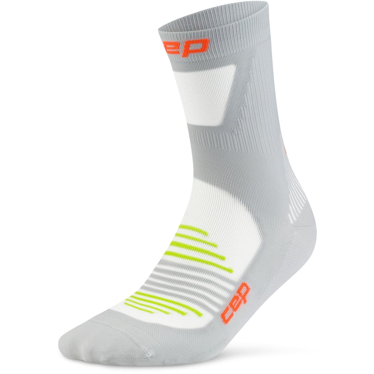 Pro Run Ultralight Mid Cut Damen Socken, grau II