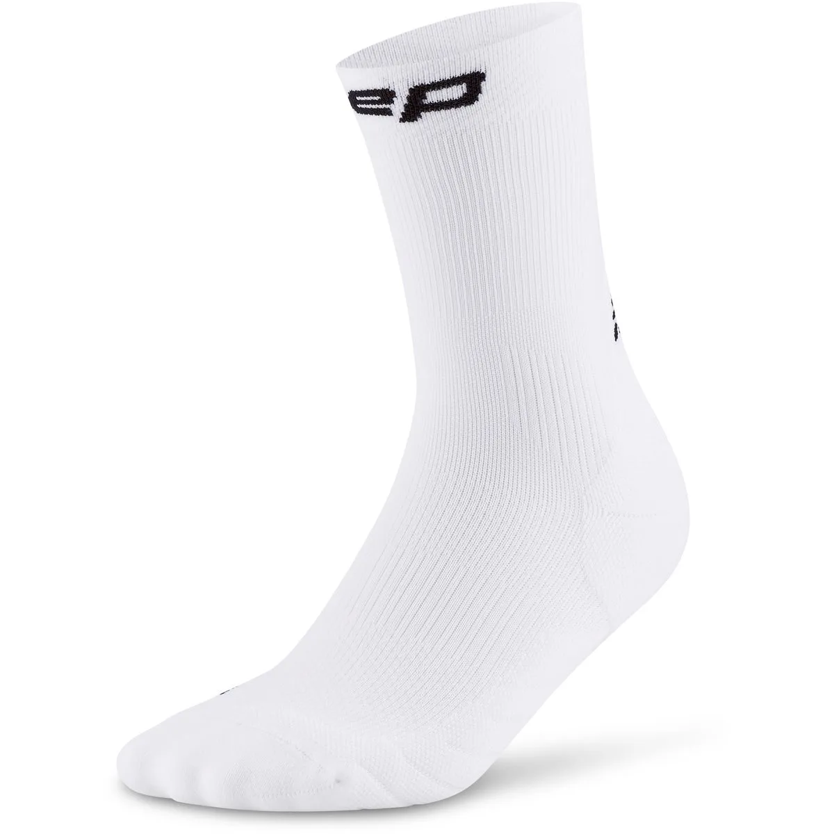 Run 5.0 Mid Cut Damen Socken, weiß IV