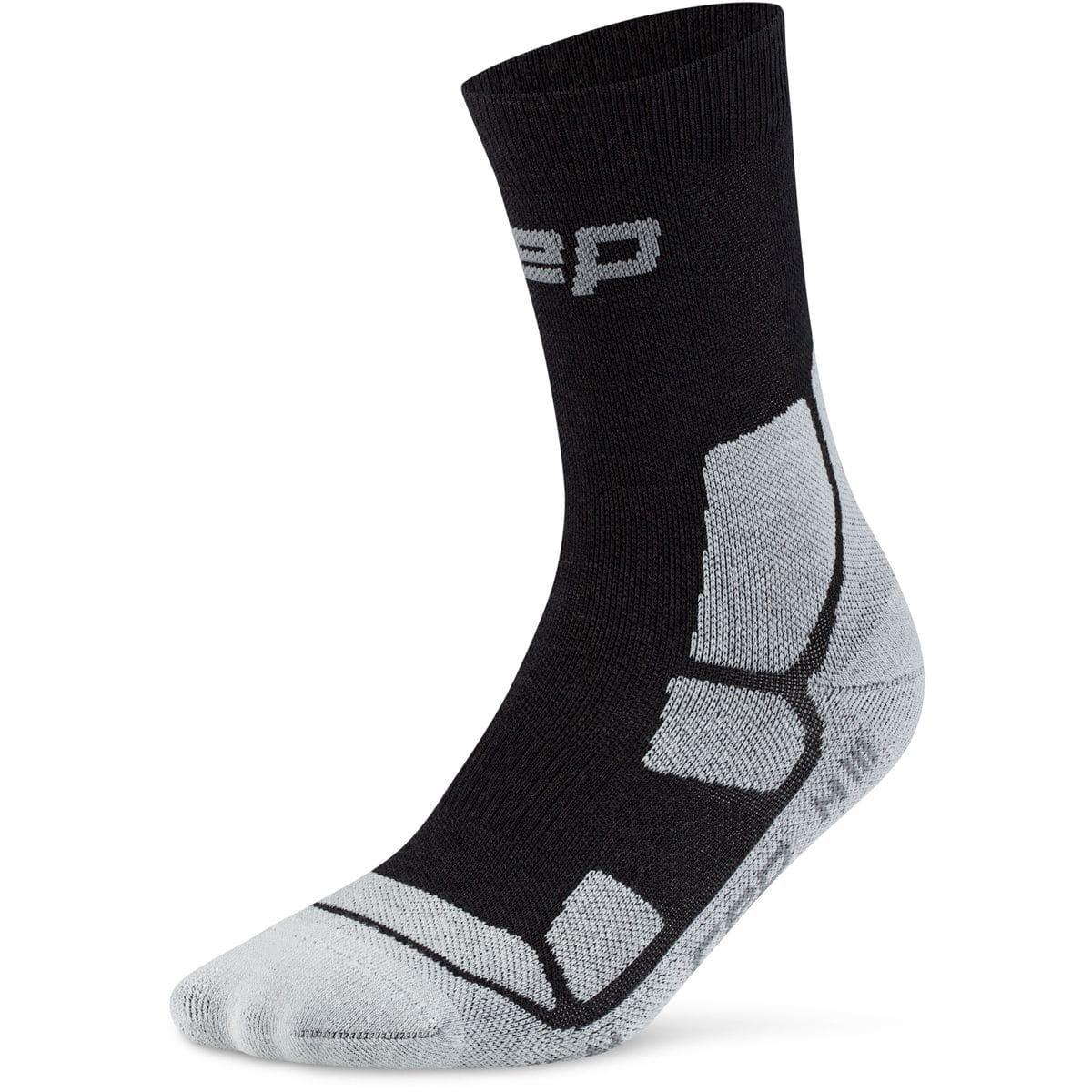 Hiking Mid Cushion Mid Cut Damen Socken, schwarz II