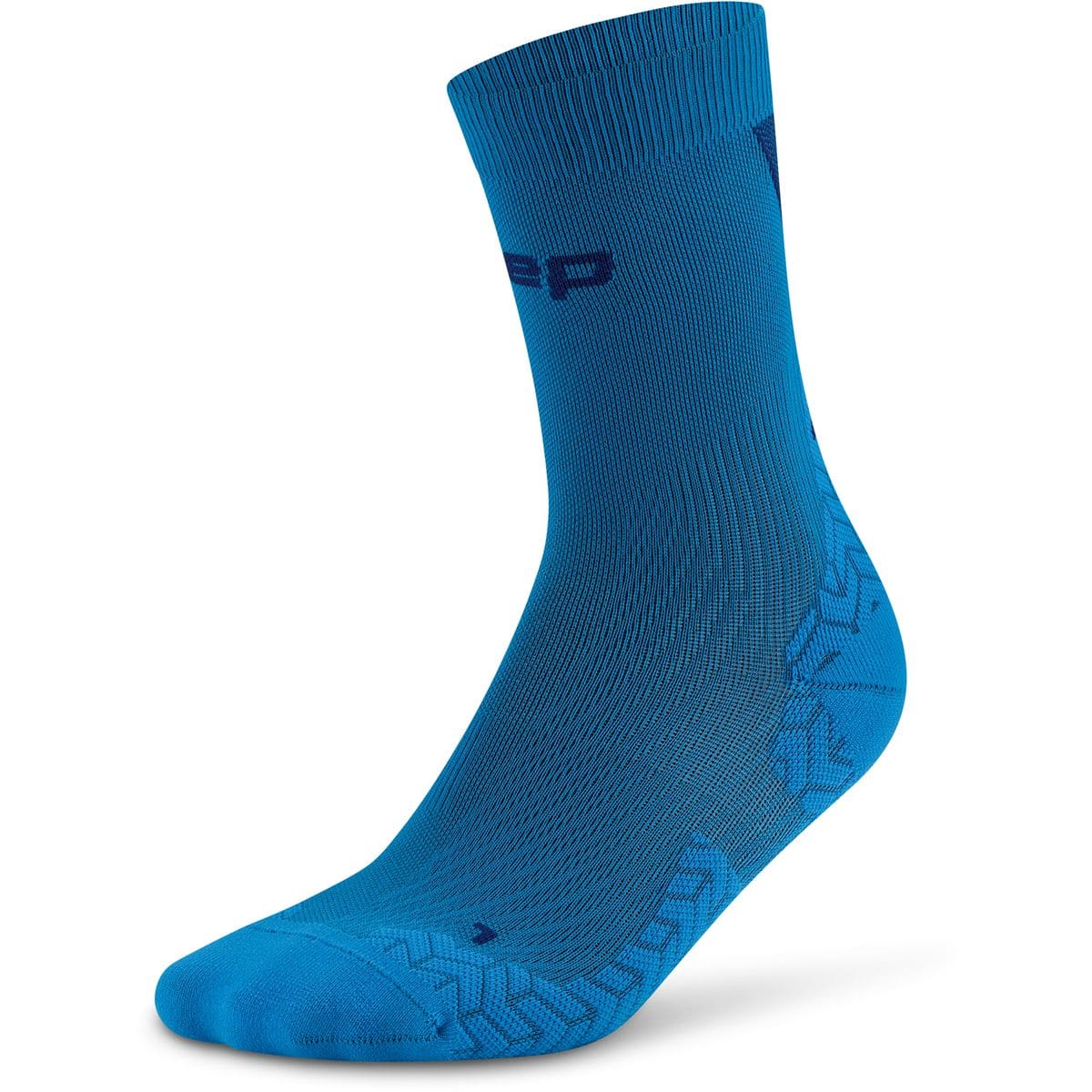 Run Ultralight 4.0 Mid Cut Herren Socken, blau III