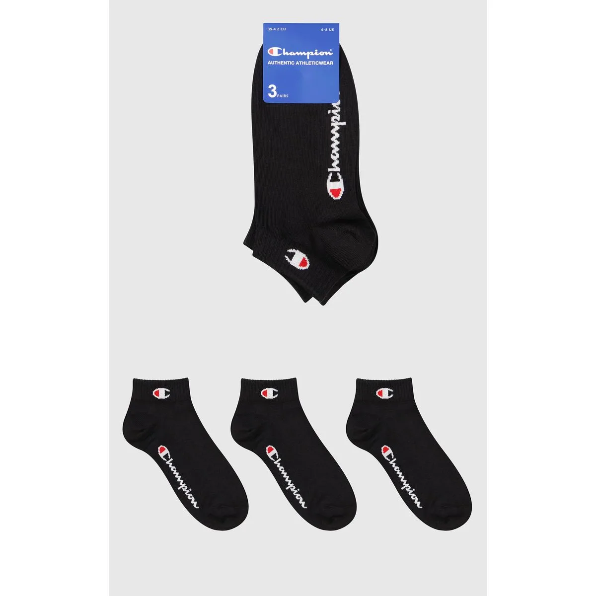 Er Pack Quarter Herren Socken, schwarz 43-46