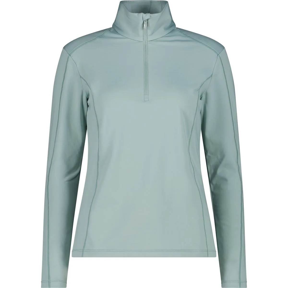 Sweat Damen Rollkragenpullover, grün D42