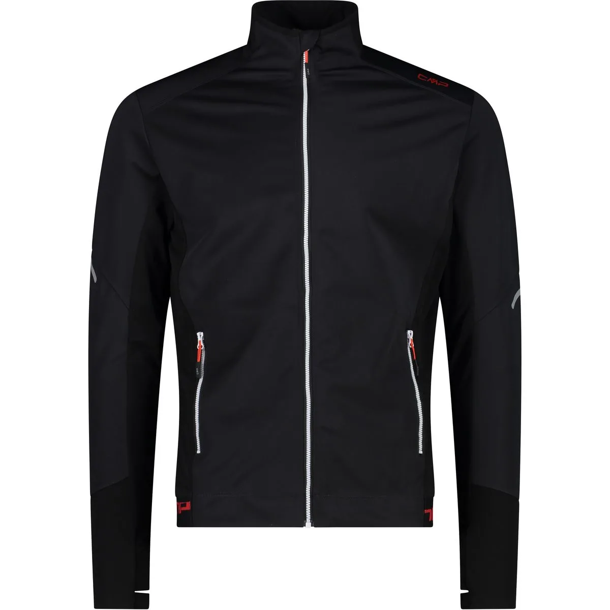 Hybrid Herren Funktionsjacke, grau 54