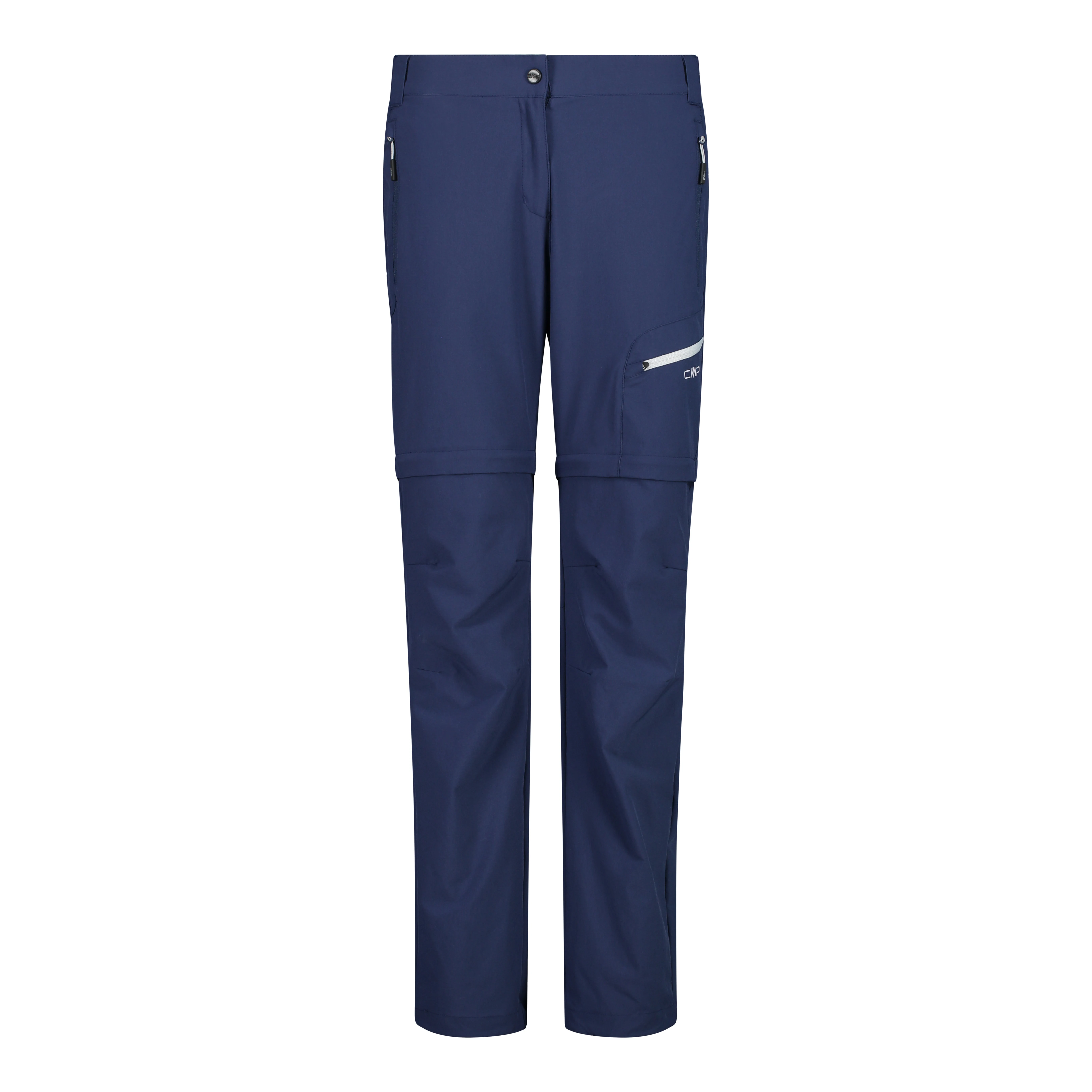 Pant Zip Off Damen Steghose, blau D42