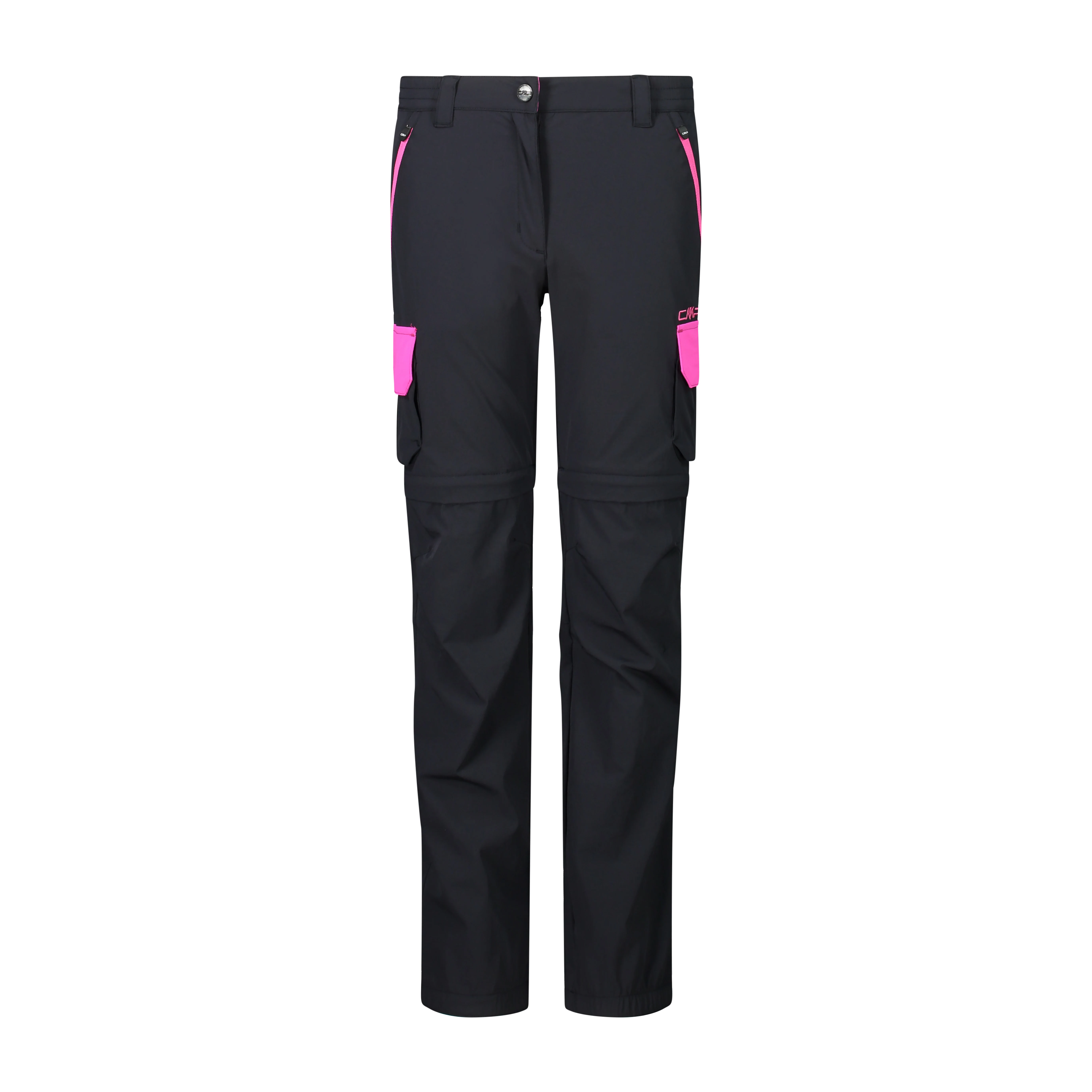 Zip Off Pant Mädchen Steghose, grau 92