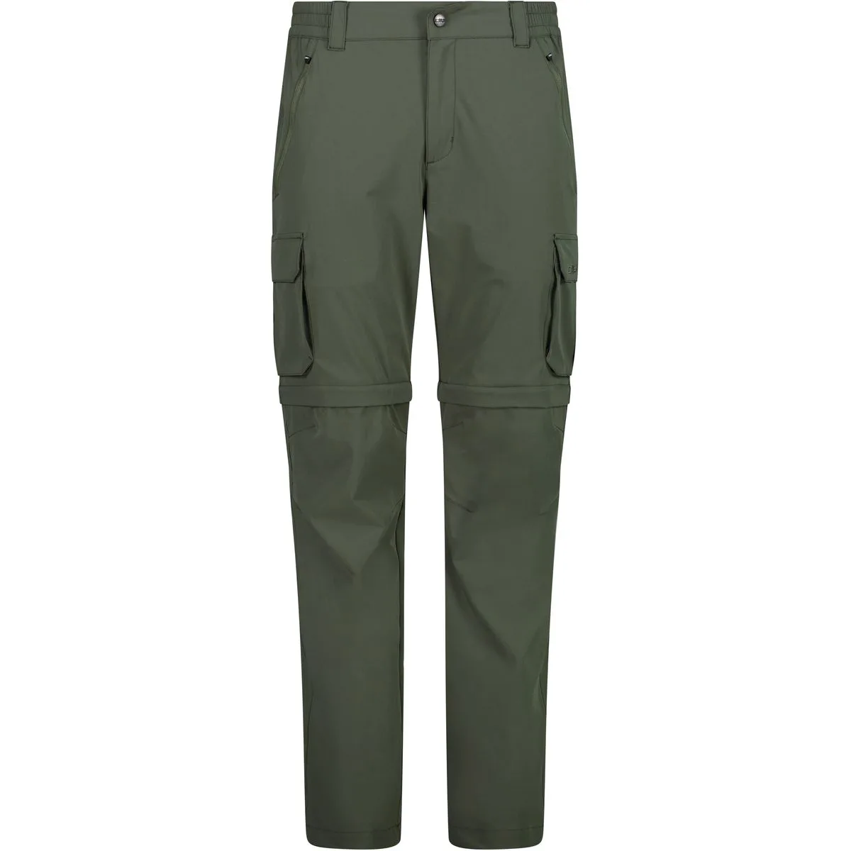 Zip Off Pant Herren Steghose, grün 58