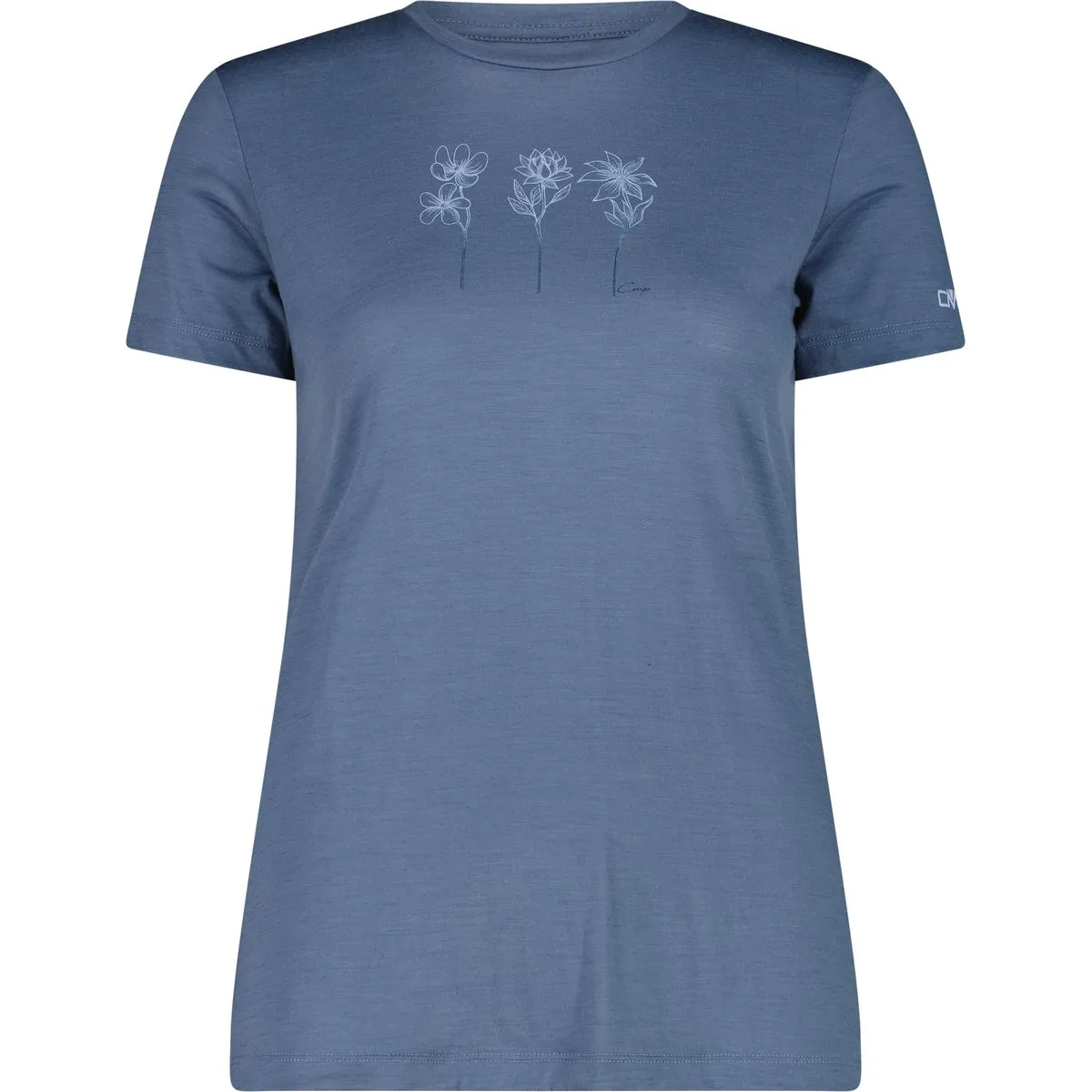 CMP Freizeit Damen T-Shirt, blau 36