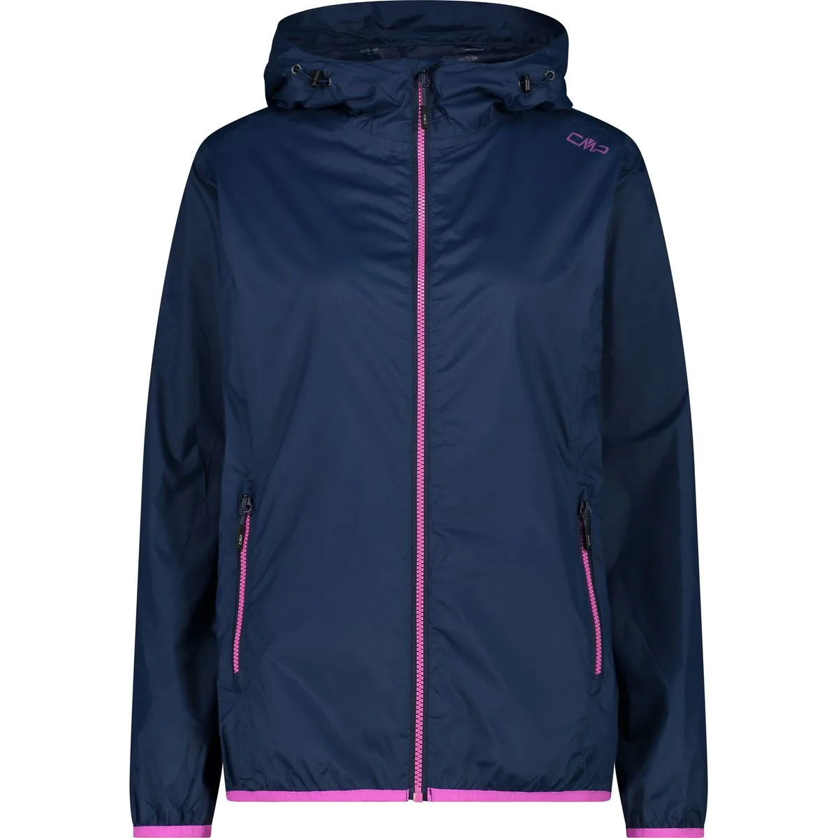 Rain Fix Hood Damen Regenmantel, blau D42