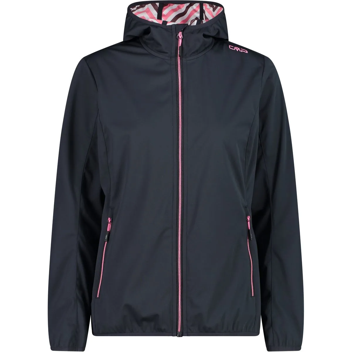 Jacket Fix Hood Damen Funktionsjacke, grau D40