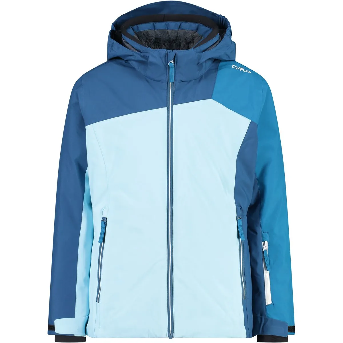 CMP Fix Hood Kinder Skijacke, türkis