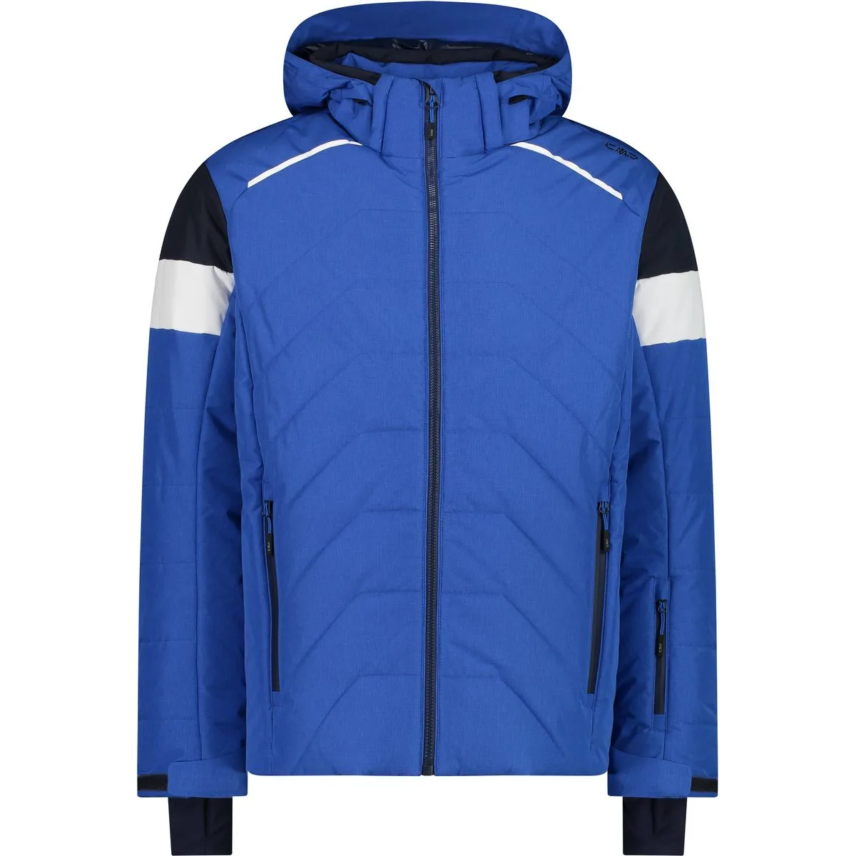 Zip Hood Herren Skijacke, blau 56