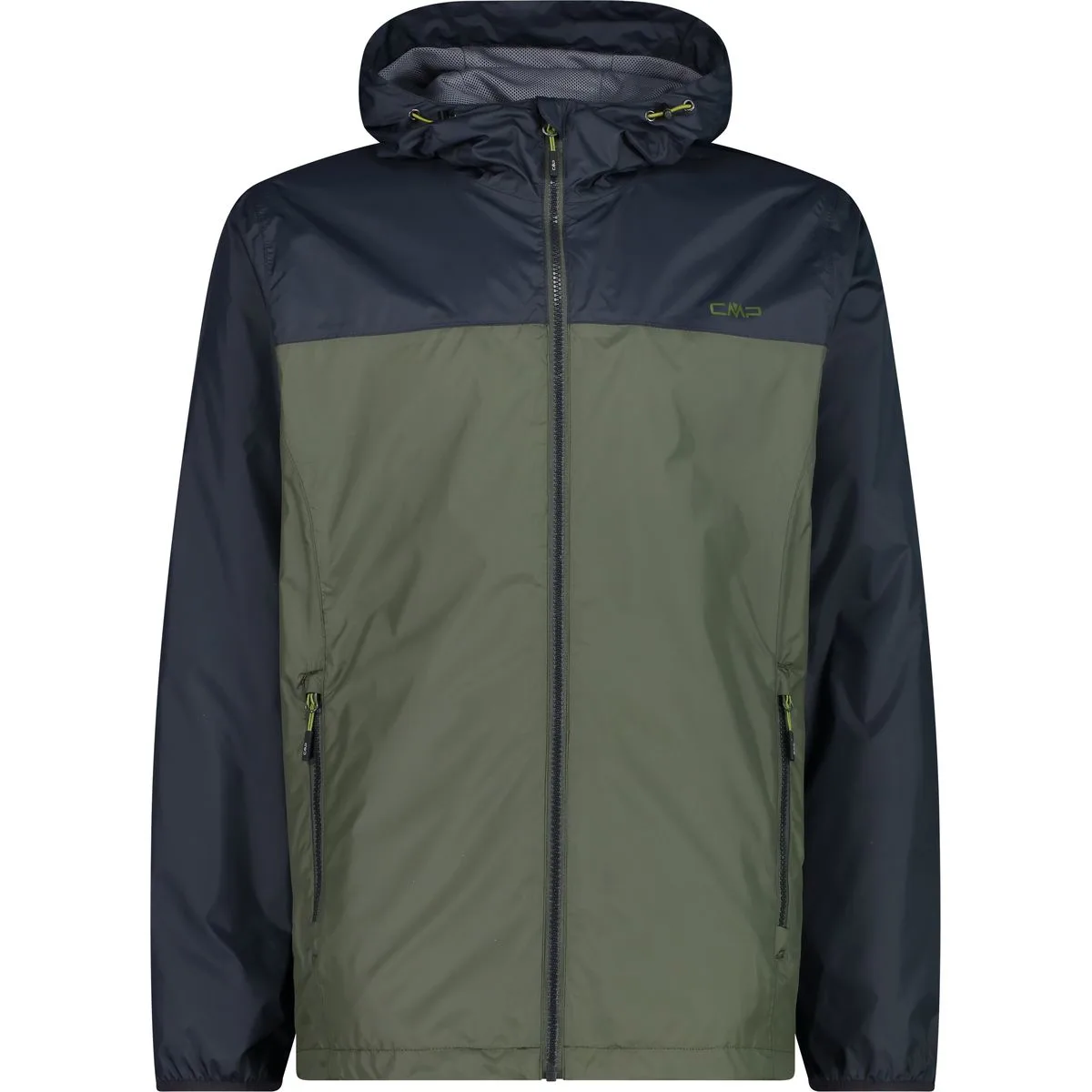 Jacket Rain Fix Hood Herren Regenjacke, grün 54