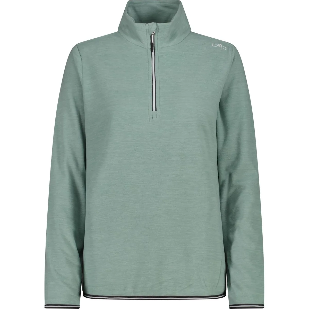 Sweat Damen Rollkragenpullover, grün D36