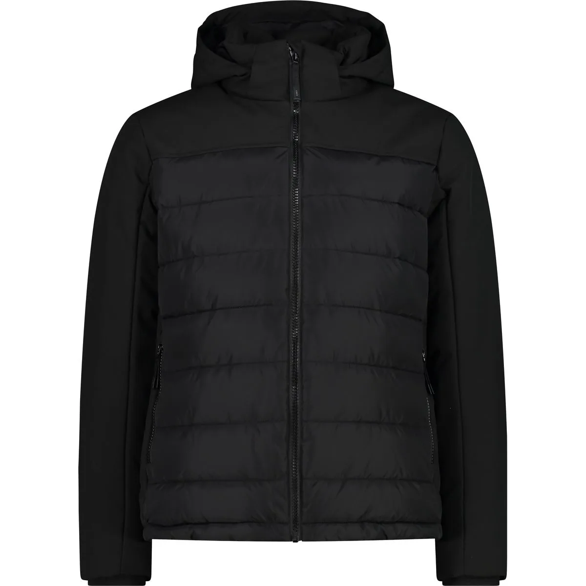 Zip Hood Herren Jacke, schwarz 48