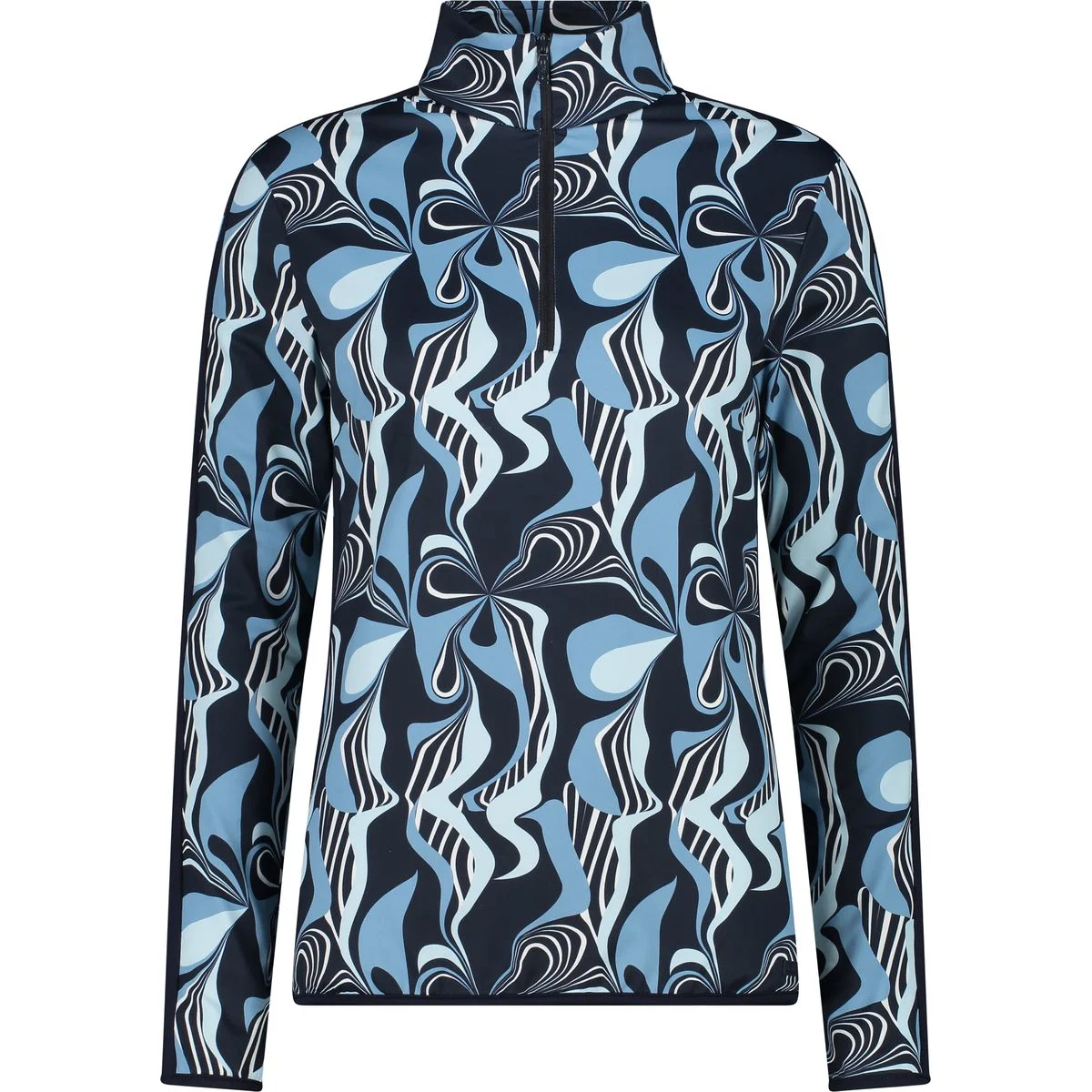 Sweat Damen Rollkragenpullover, blau 42