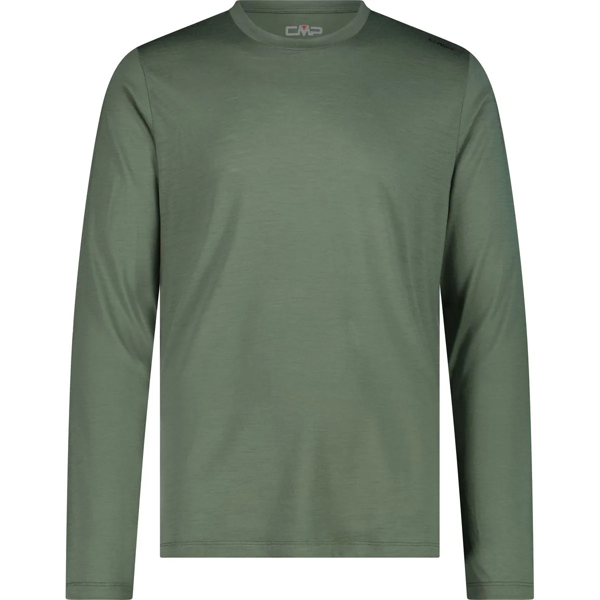 T-Shirt Herren Longsleeve, grün 46