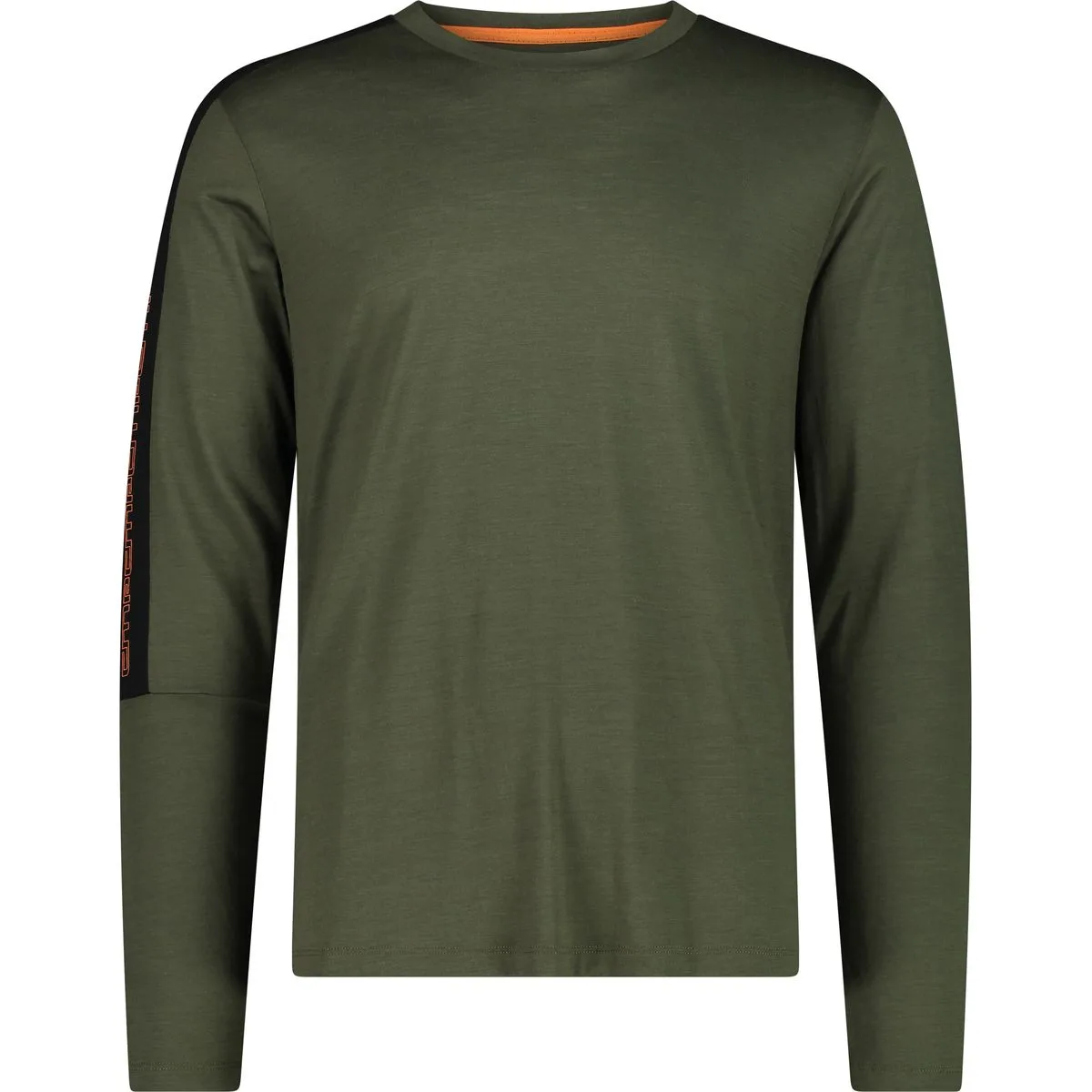 T-Shirt Herren Longsleeve, grün 56