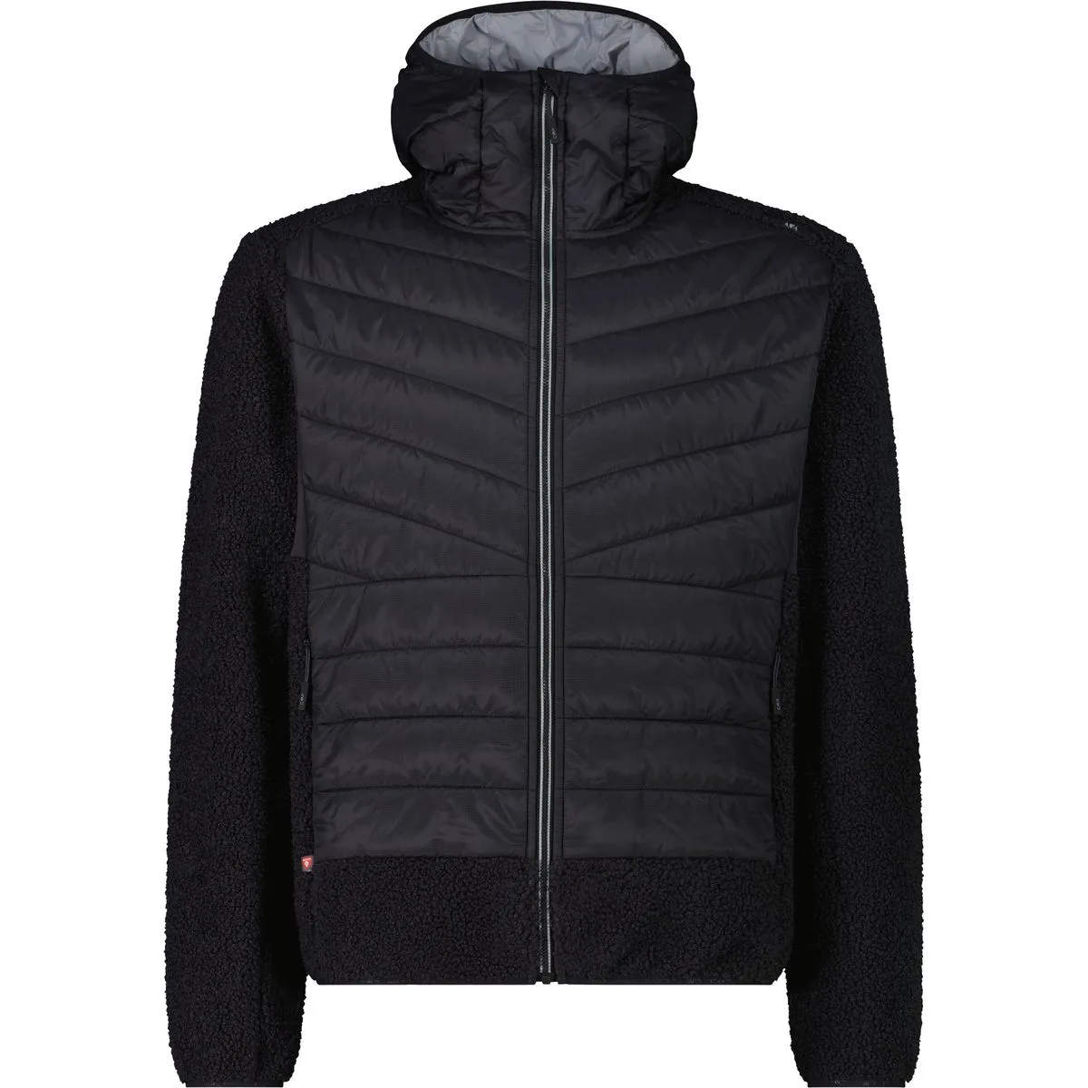 Hybrid Fix Hood Herren Kapuzensweater, grau 52