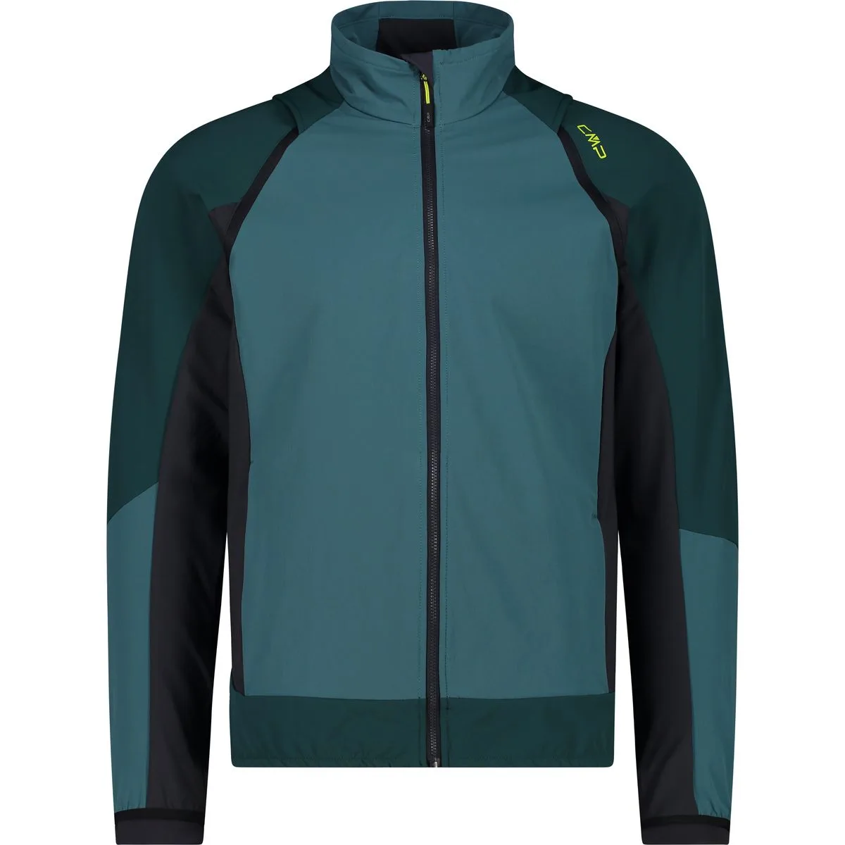 With Detachable Sleeves Herren Funktionsjacke, grün 50