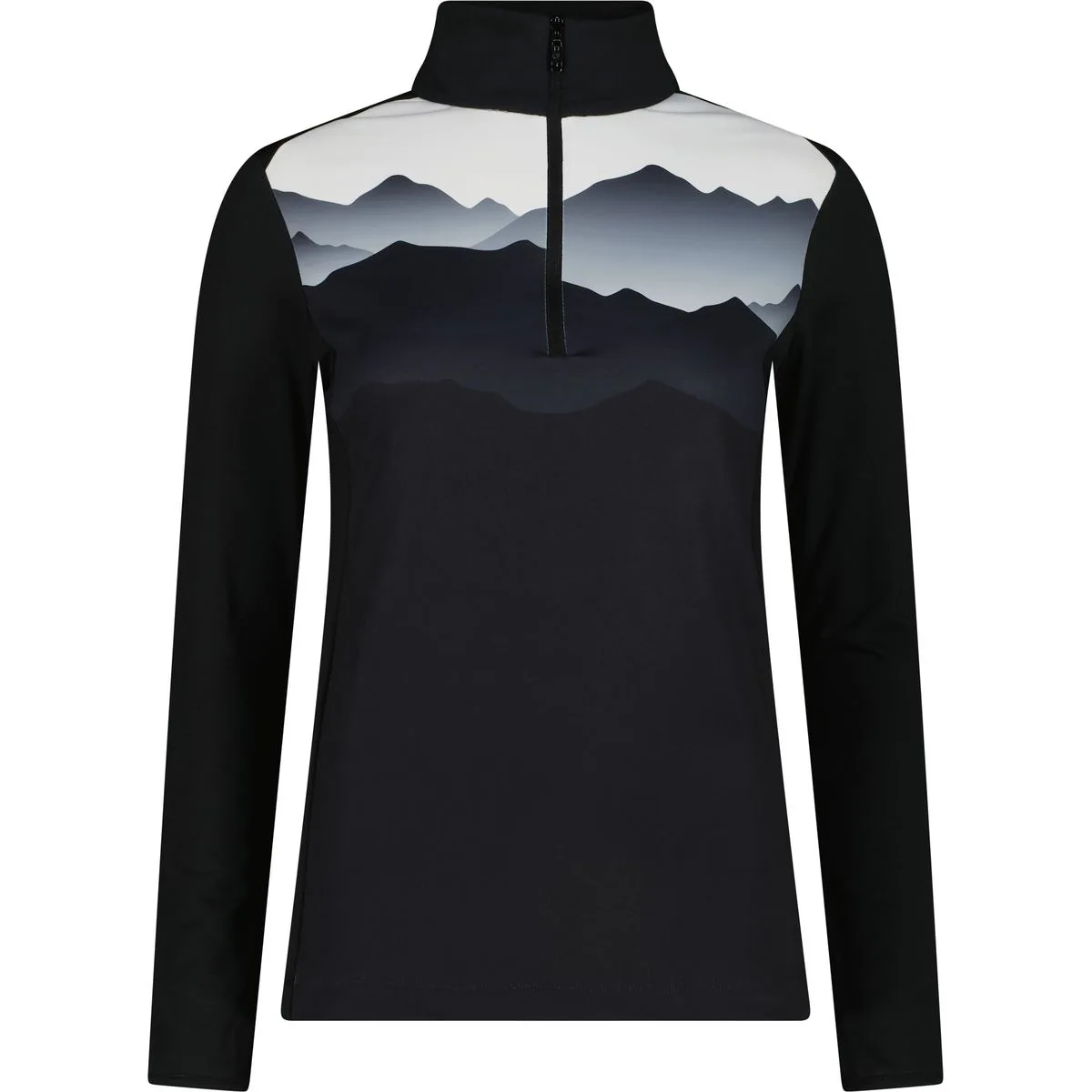 Sweat Damen Rollkragenpullover, schwarz D46