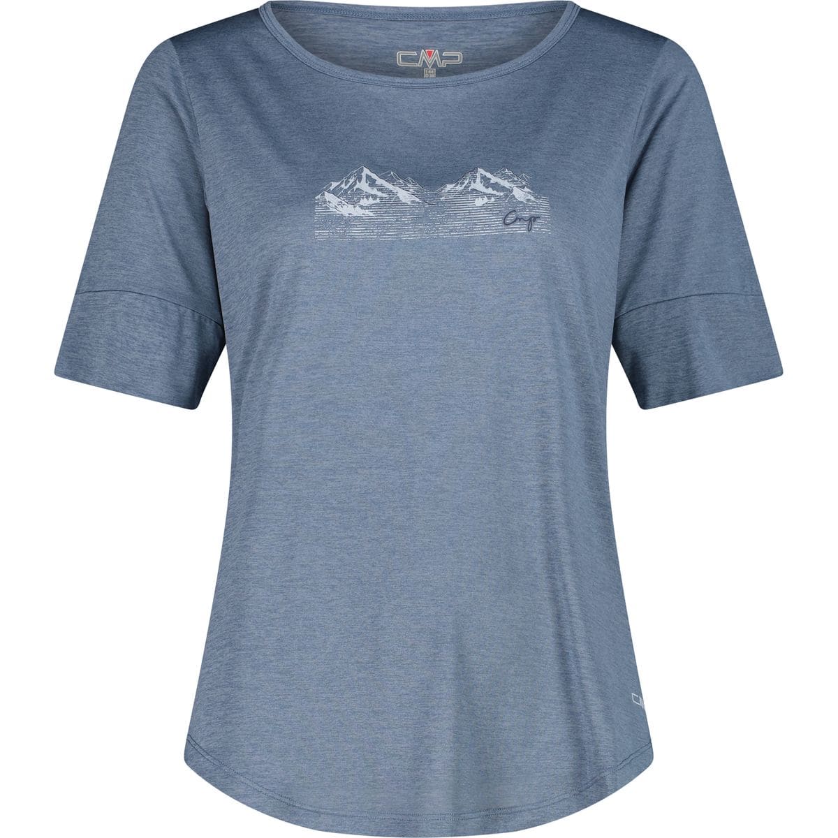 CMP T-Shirt Damen T-Shirt, blau 46