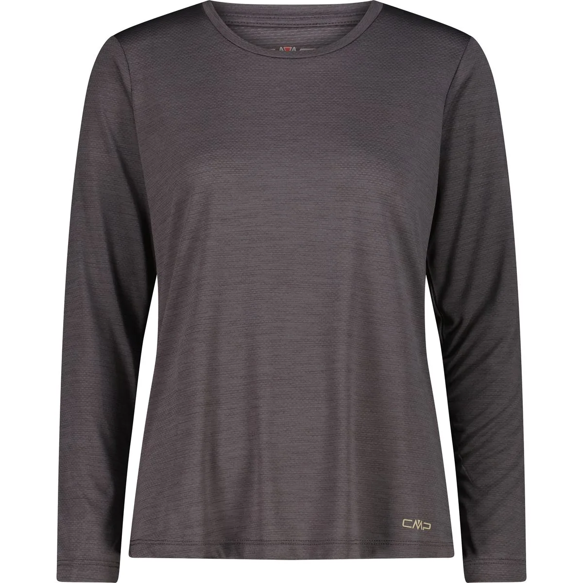 T-Shirt Damen Longsleeve, braun 42