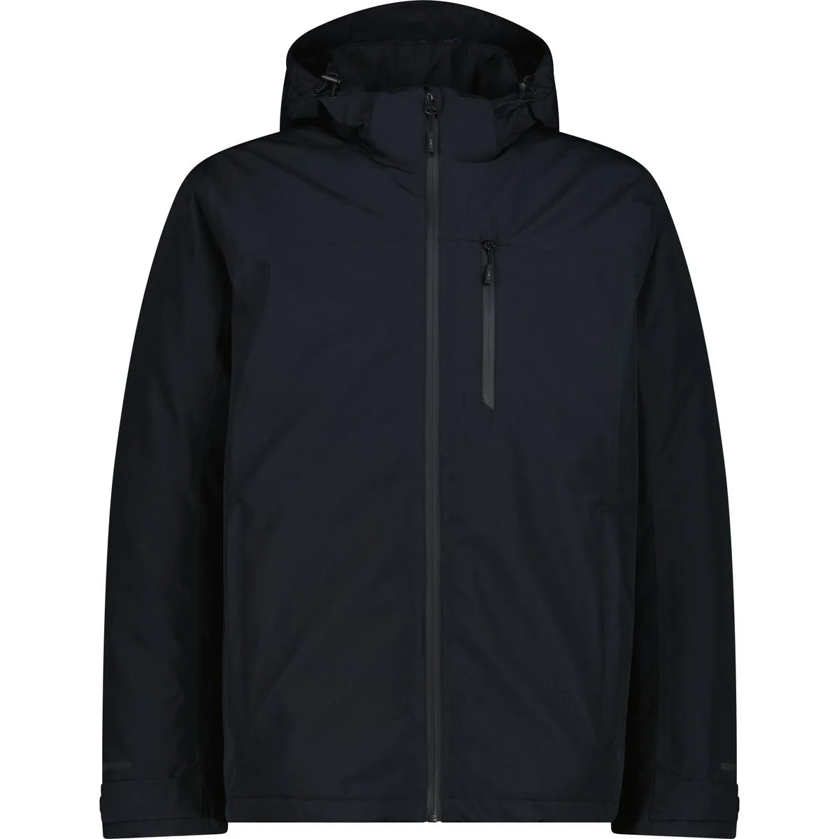 Zip Hood Herren Jacke, schwarz 50