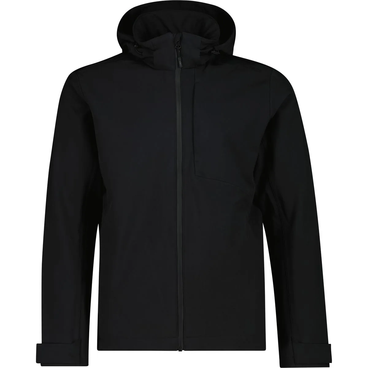 Zip Hood Herren Jacke, schwarz 54