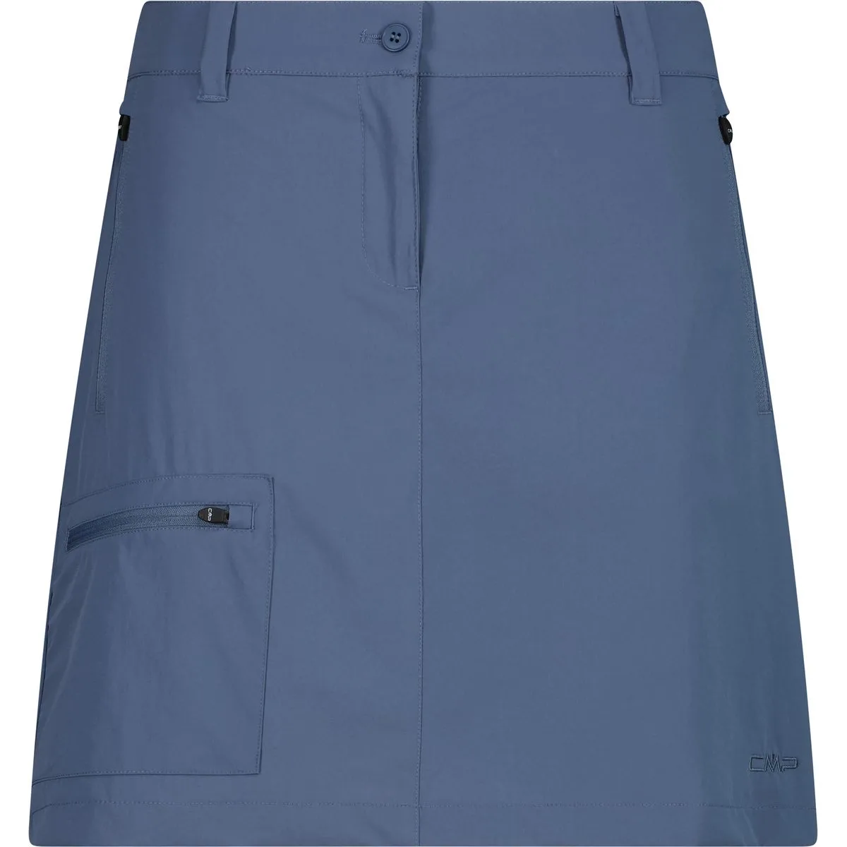 Skirt 2 In 1 Damen Rock, blau 40