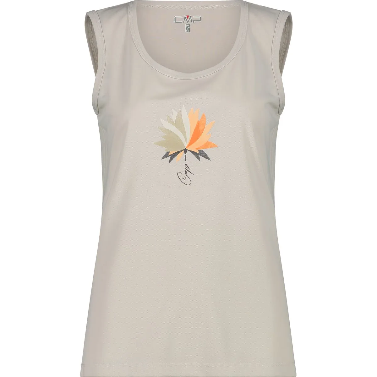Sleeveless Damen Tanktop, braun 40