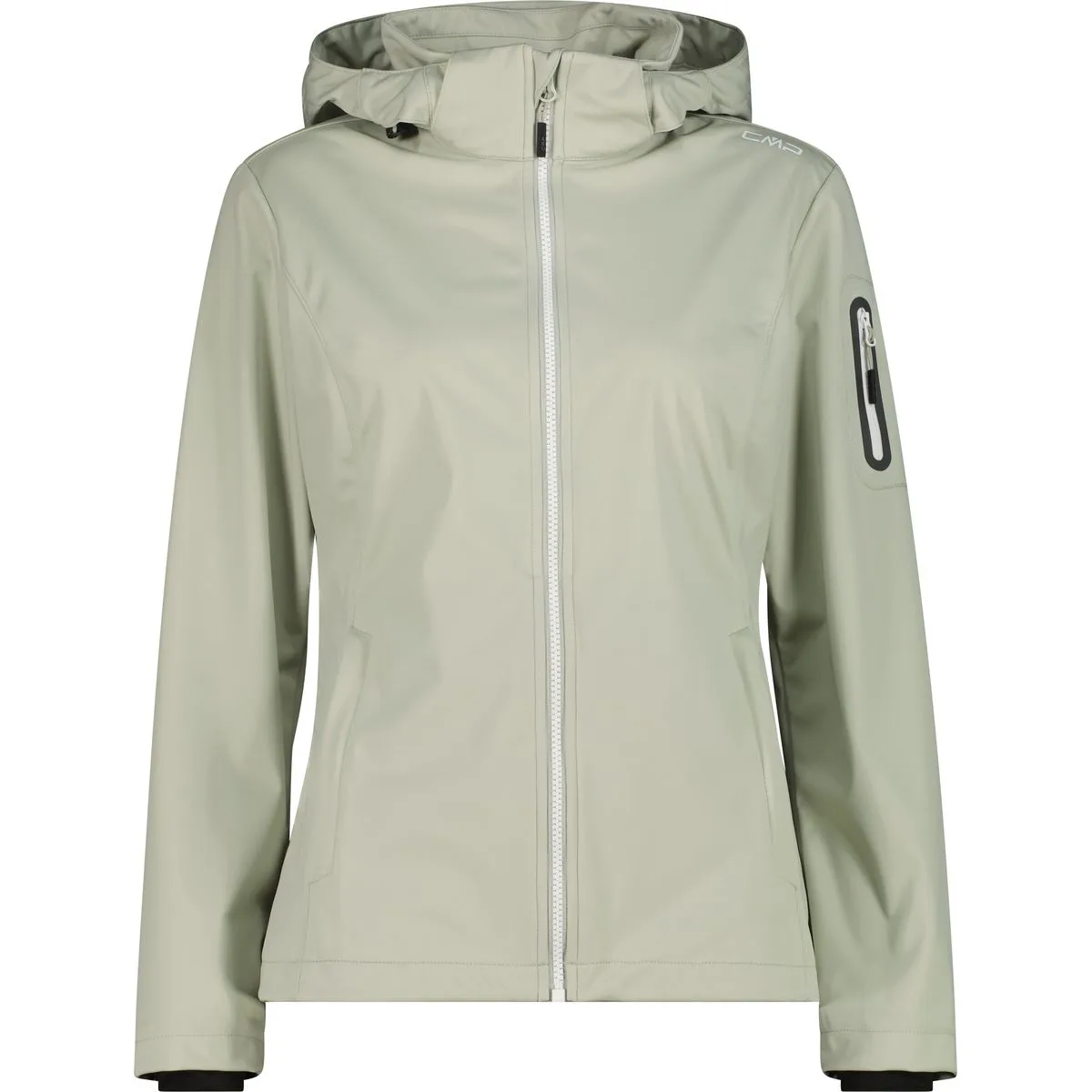Jacket Zip Hood Damen Funktionsjacke, grün 36