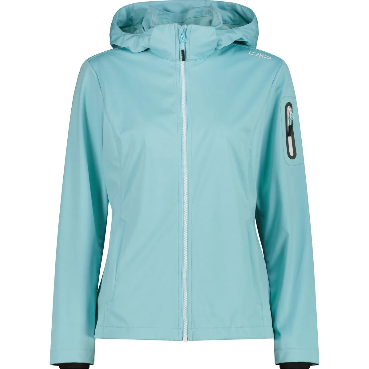 Jacket Zip Hood Damen Funktionsjacke, türkis 42