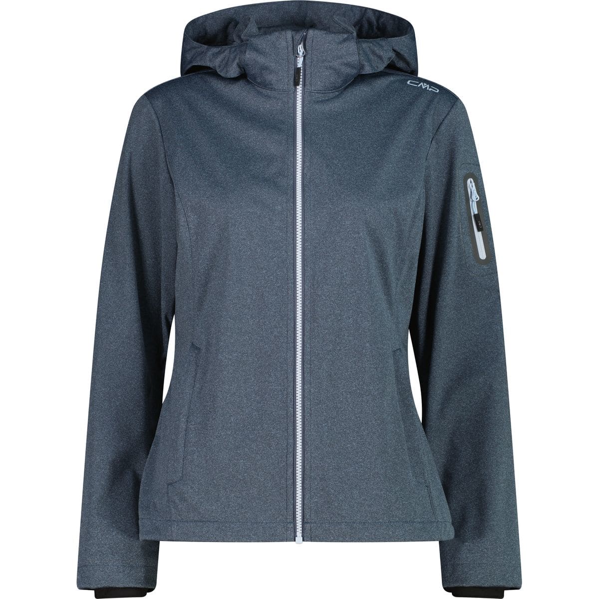 Jacket Zip Hood Damen Funktionsjacke, blau 38