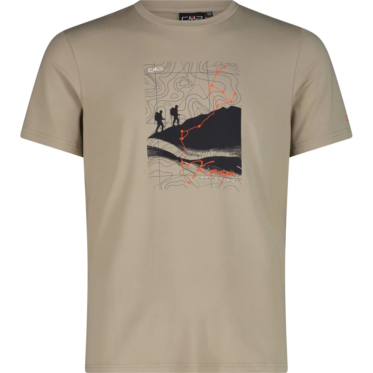 Freizeit Herren T-Shirt, braun 50