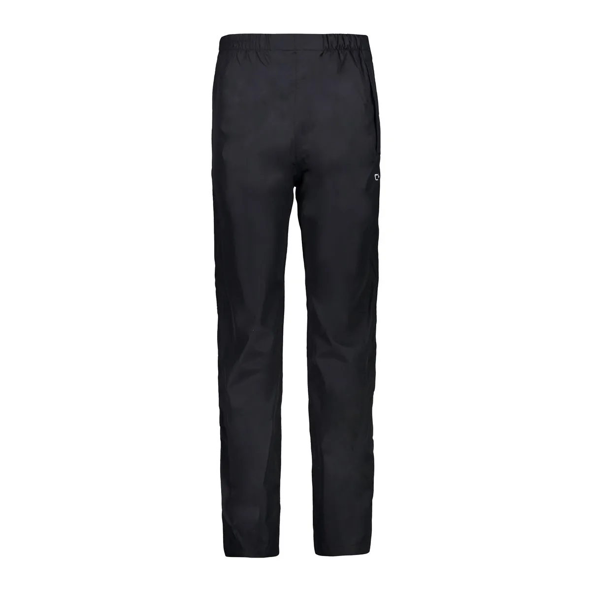 Pant Rain With Full Lenght Side Zips Damen Regenhose, schwarz D34