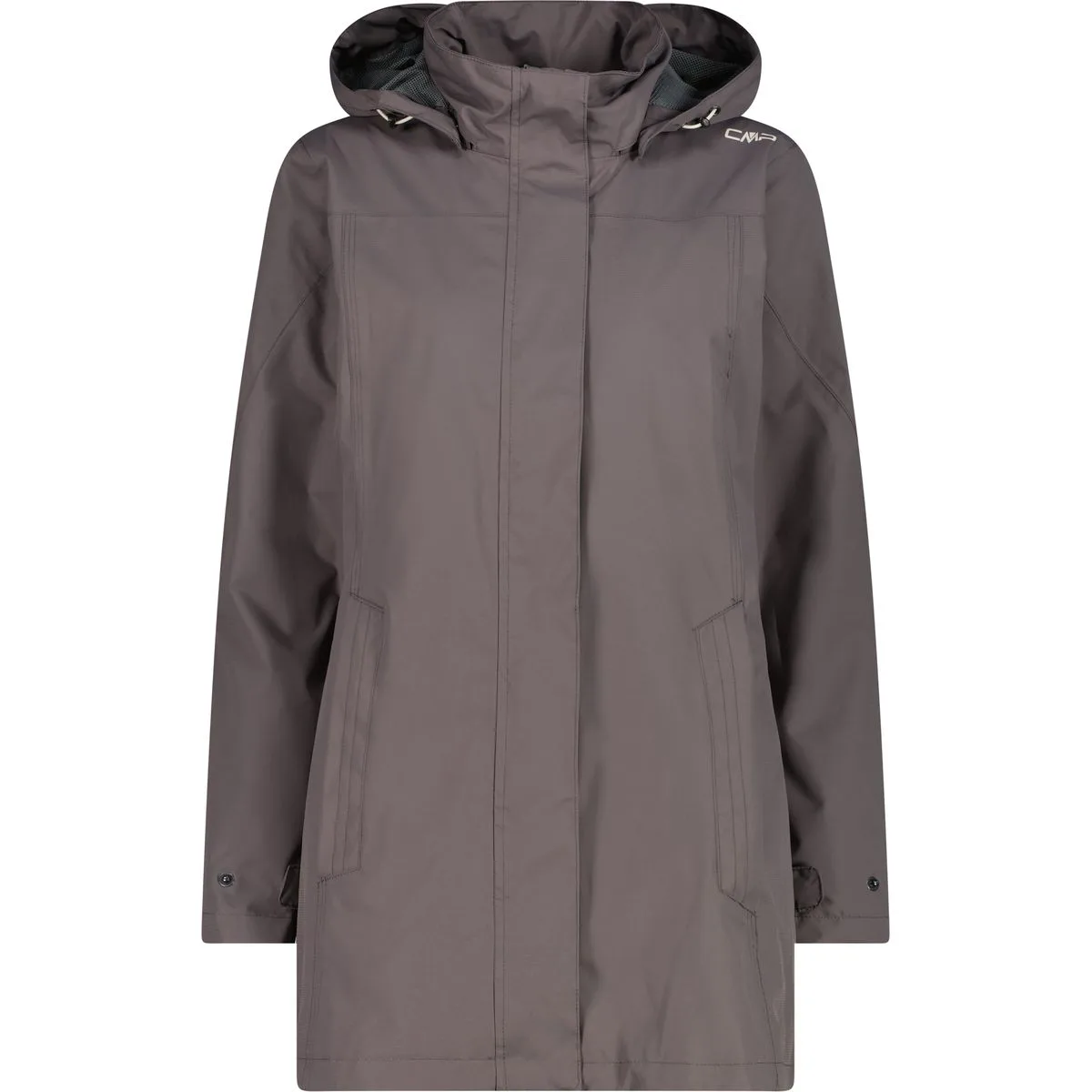 Jacket Snaps Hood Damen Funktionsjacke, braun 50