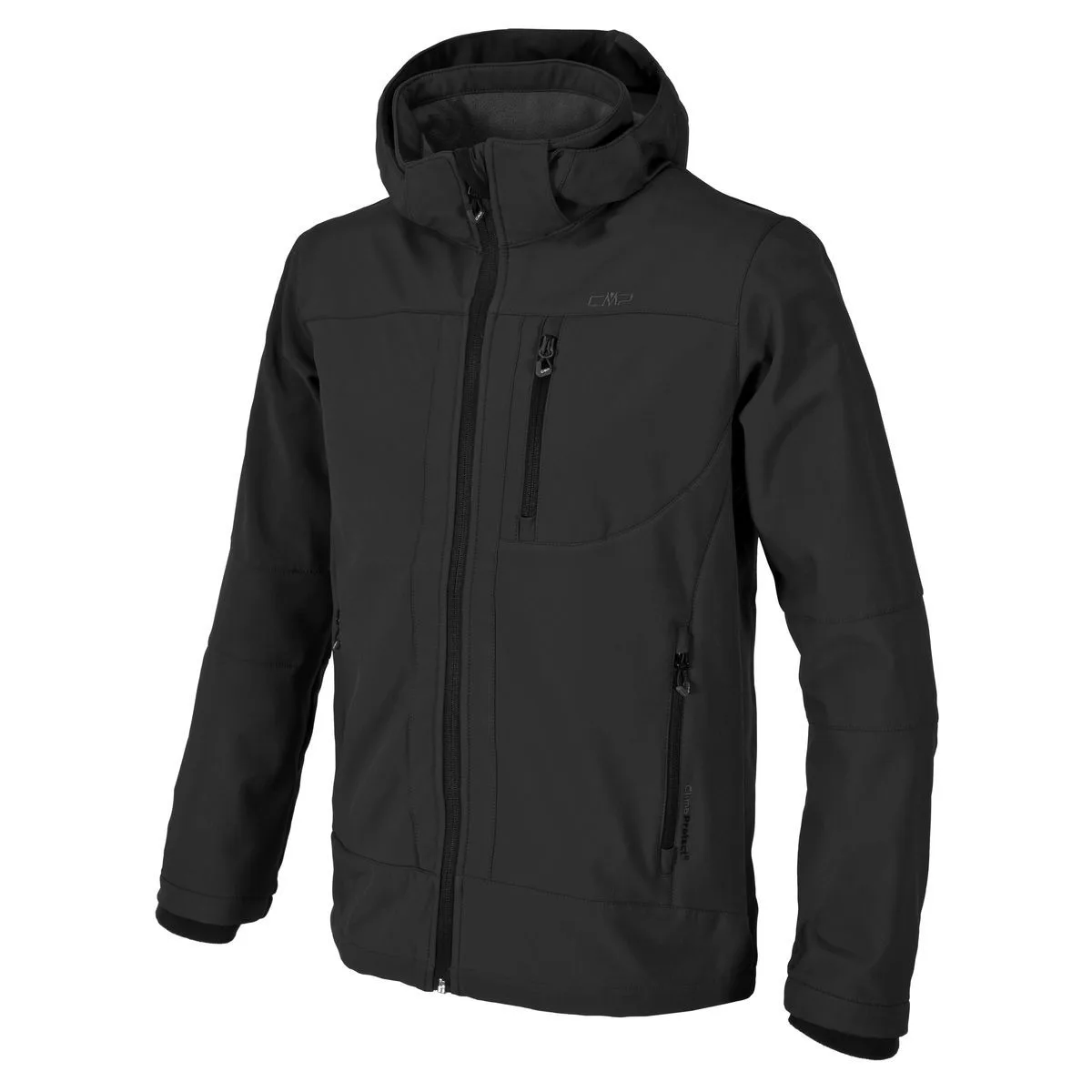 Zip Hood Herren Funktionsjacke, schwarz 58