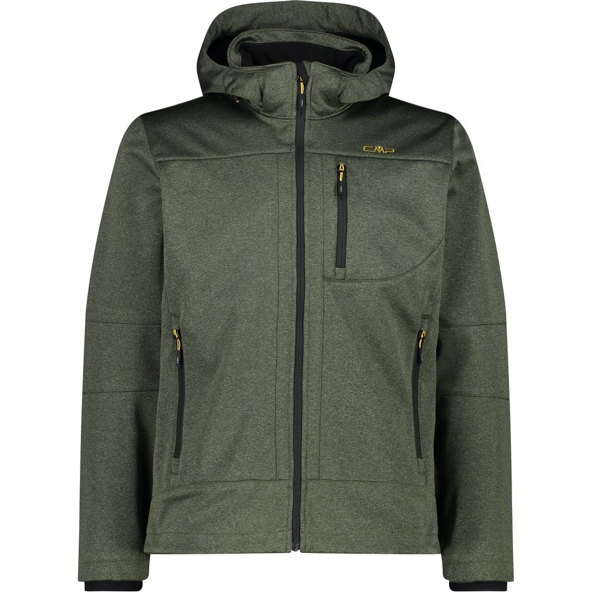 Zip Hood Herren Funktionsjacke, grün 60