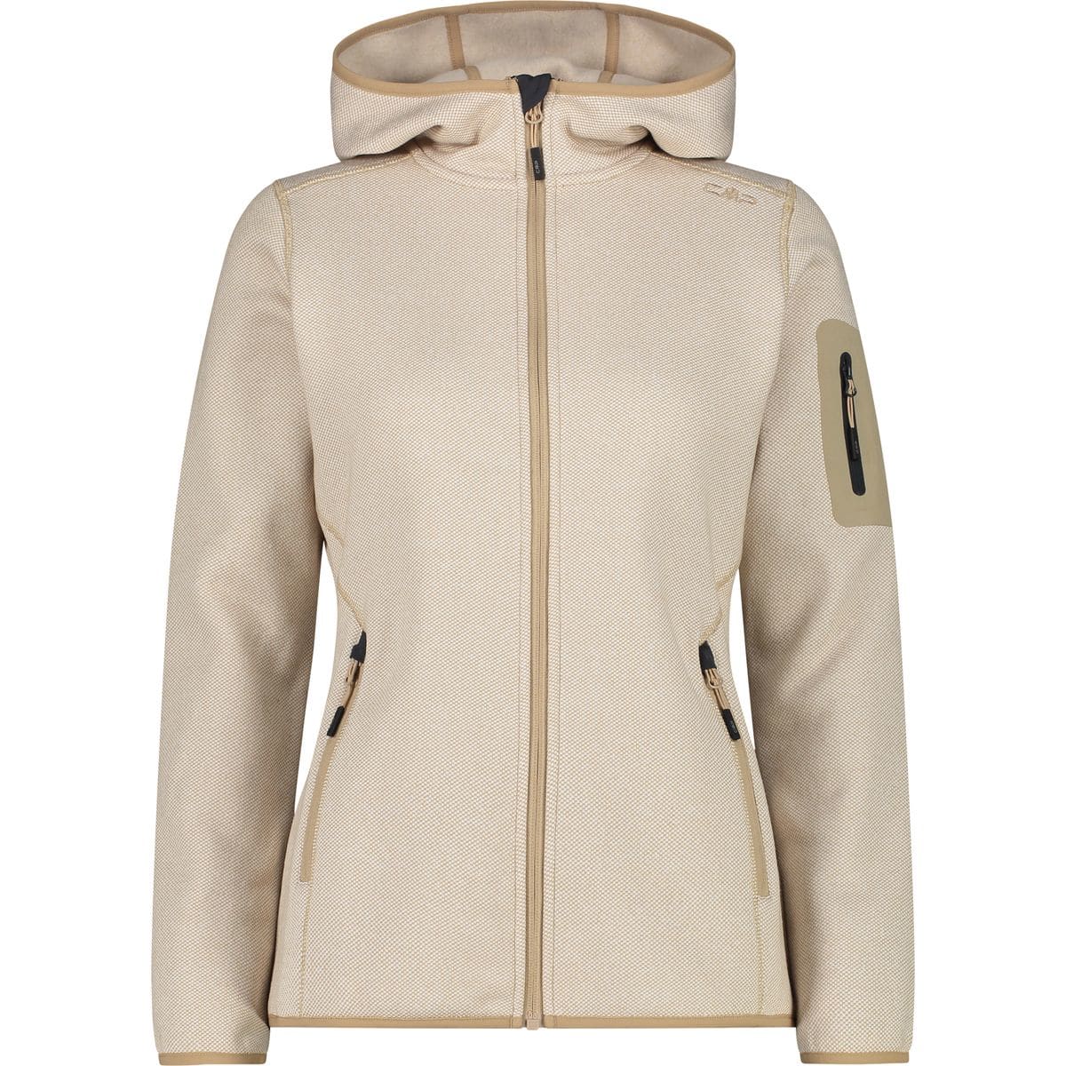 Fix Hood Damen Kapuzensweater, weiß 42