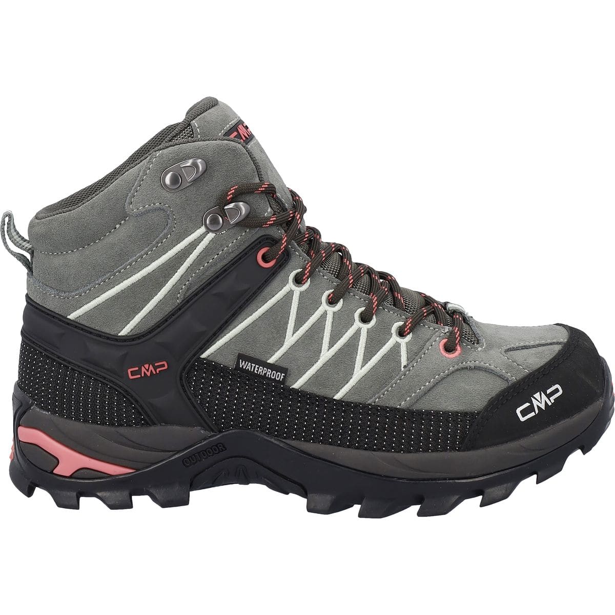 Rigel Mid Trekking waterproof Damen Trekking-Halbschuhe, grün, Größe 41 41