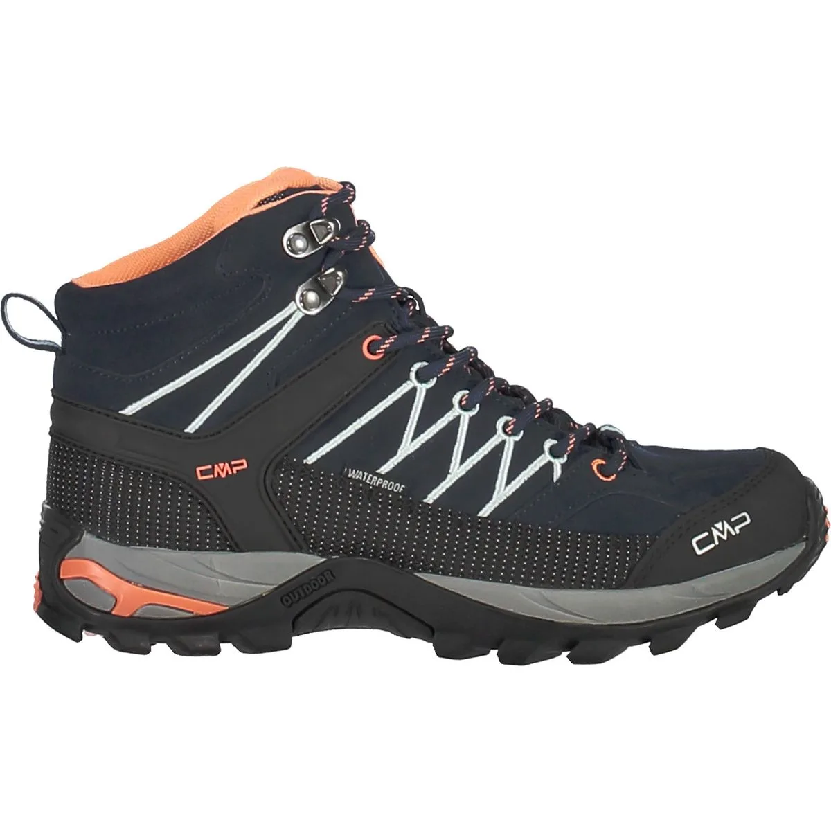 Rigel Mid Trekking waterproof Damen Trekking-Halbschuhe, blau, Größe 41 41