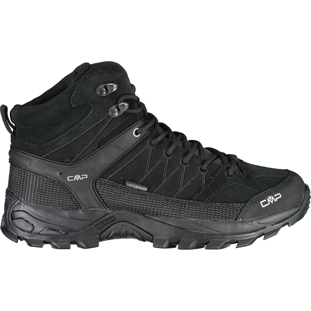 Rigel Mid Trekking waterproof Herren Trekking-Halbschuhe, schwarz, Größe 39 39