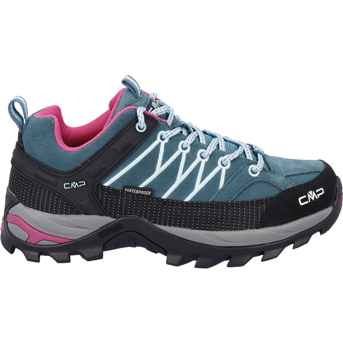 Rigel Low Trekking waterproof Damen Trekking-Halbschuhe, türkis, Größe 36 36