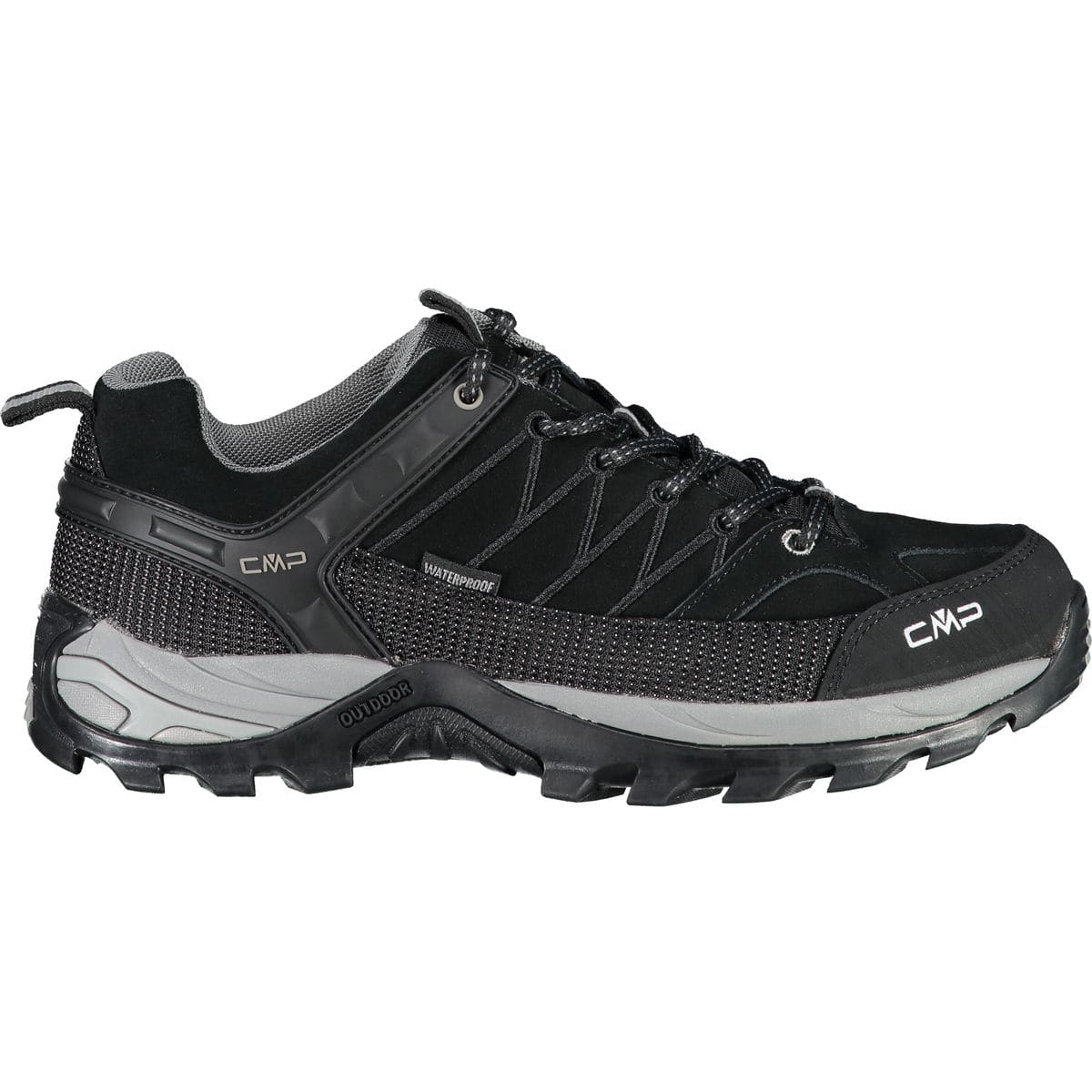 Rigel Low Trekking waterproof Herren Trekking-Halbschuhe, schwarz, Größe 42 42
